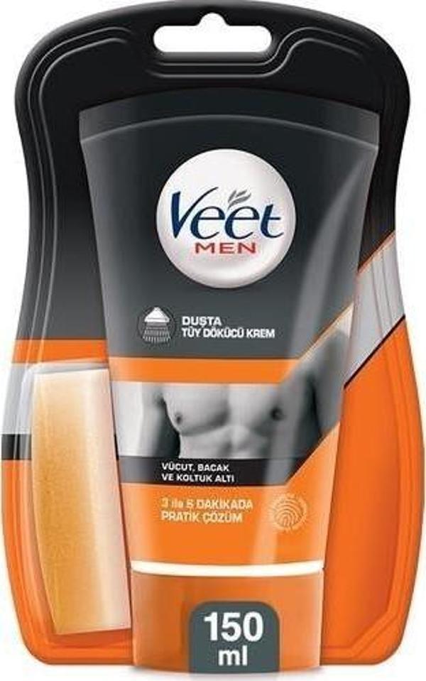 Veet Men Erkeklere Özel Duşta Tüy Dökücü Krem 150 Ml - Image 1