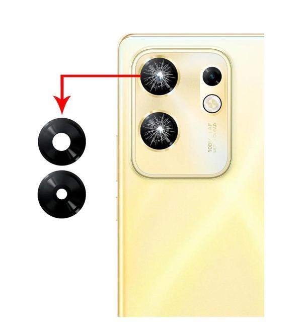 infinix Zero 30 İle Uyumlu Kamera Camı İthal Set x6731 - Image 1