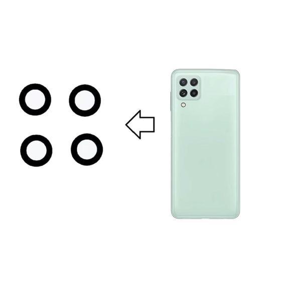 Samsung Galaxy M33 5G M336b İle Uyumlu Kamera Camı İthal Set - Image 1