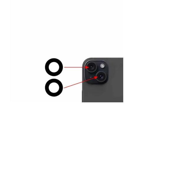 Apple İphone 15 İle Uyumlu Kamera Camı İthal Set - Image 1
