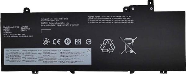 Lenovo ThinkPad T480s, L17L3P71 Notebook Bataryası - Image 1