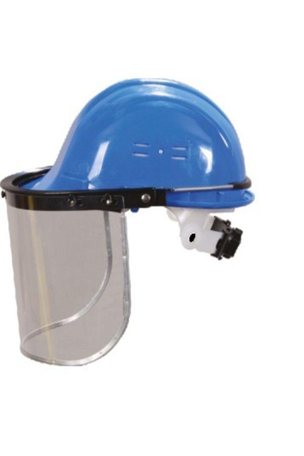 Essafe Vidalı Baret + Şeffaf Siperlik - Image 1