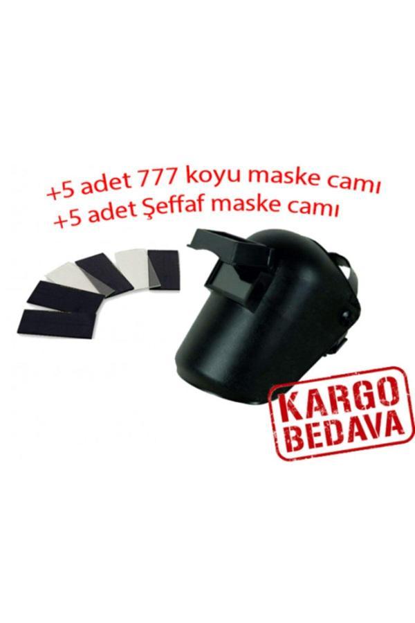 Essafe Baş Kaynak Koruyucu Kapaklı Camlı (8X11)  10 Adet Cam - Image 1