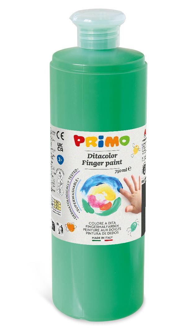Primo Yıkanabilir Parmak Boyası - Yeşil 750ml - Image 1