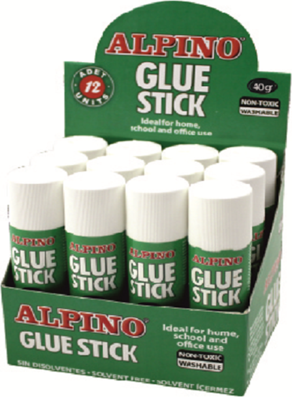 Alpino Gs-040 Stick Yapıştırıcı Solventsiz 40 Gr 12 Li (1 Paket 12 Adet) - Image 1