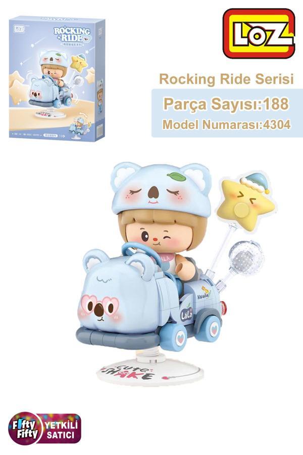 Loz Creative Serisi Sallanan Mavi Koala Modeli 188 Parça Oyuncak Yapım Seti FFLZ-4304 - Image 1
