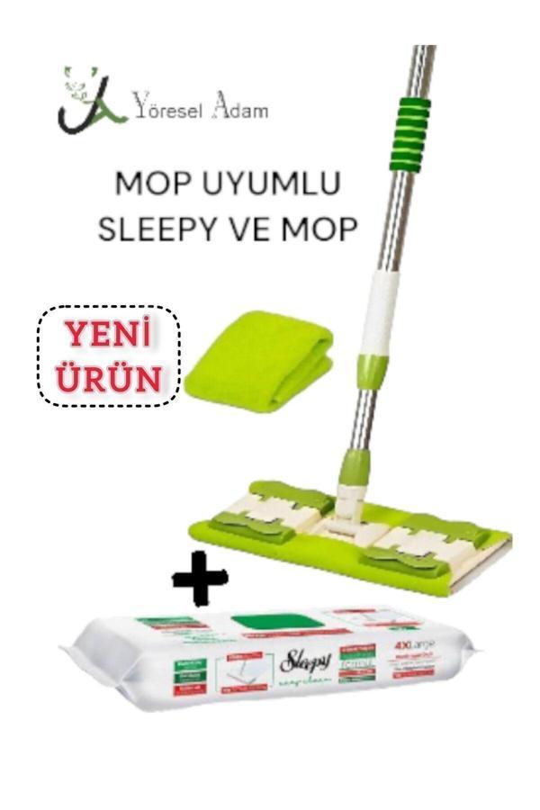 Yöresel Adam Sleepy Yüzey Temizleme Havlusu Mandalı Mop (Sihirli Mop Markalı Mop) - Image 1