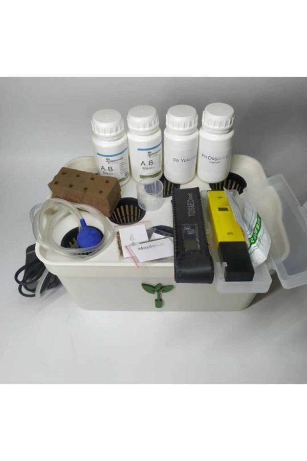 Hidroponik Türkiye Hidroponik Set Hidrobox Xl Mini Topraksız Tarım Seti - Image 1