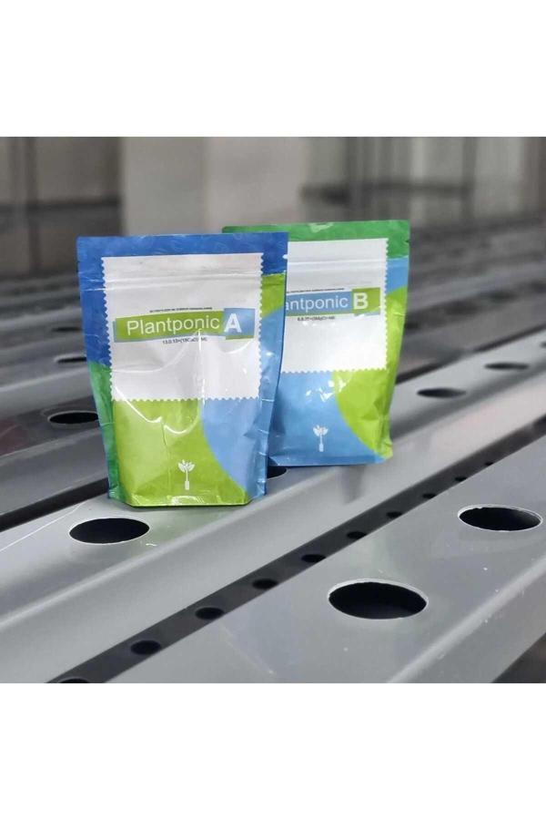 Hidroponik Türkiye Topraksız Tarım Genel Besin Kiti Plantponic A Ve B Besini 0,250Kg /1 Litre Stok - Image 1