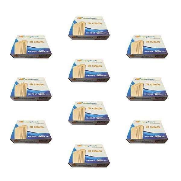 Niceplast Dil Çubuğu Ahşap Maket Çubukları 2 x 14 Cm. - 50 Adetlik 10 Paket - Image 1