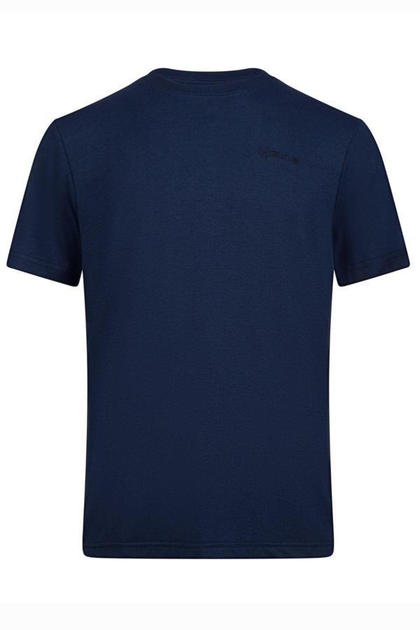2AS Winson  Erkek Viloft Sıfır Yaka T-Shirt Lacivert - Image 1