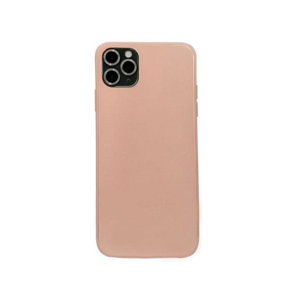 Apple iPhone 11 Pro Max Mint Silikon Kılıf - Pudra - Image 1