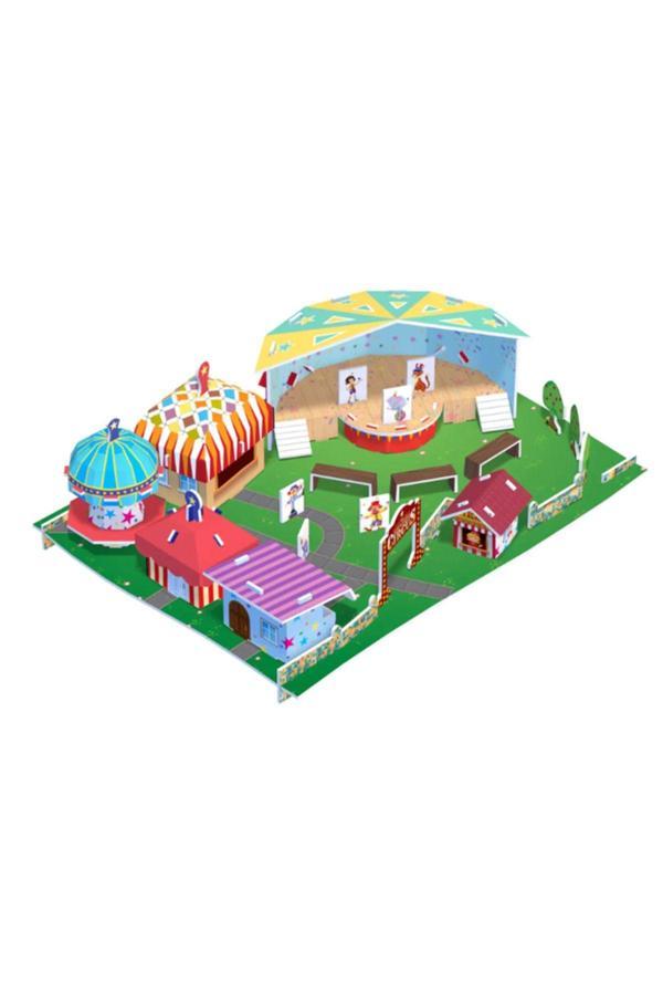 Yeşilay Sirk Sahnesi 3D Puzzle 50 Parça - Image 1