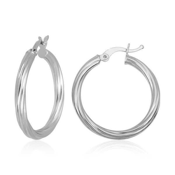 Alsepeteavm Gümüş 3 mm Burgu Şarnel Küpe - Image 1