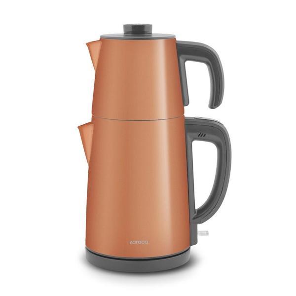 Karaca Gastro Dem 2 in 1 Çelik Çay Makinesi Galactic Bronze - Image 1