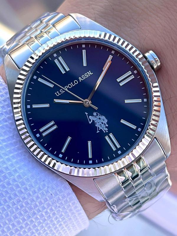 U.S.Polo Assn Çelik Kasa Ve Kordon 2 Yıl Garantili 3 Atm Suya Dayanıklı Erkek Kol Saati FS1096.02 - Image 1