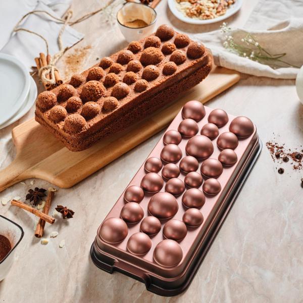 Karaca Aster Degradeli Baton Döküm Kek Kalıbı Rosegold - Image 1