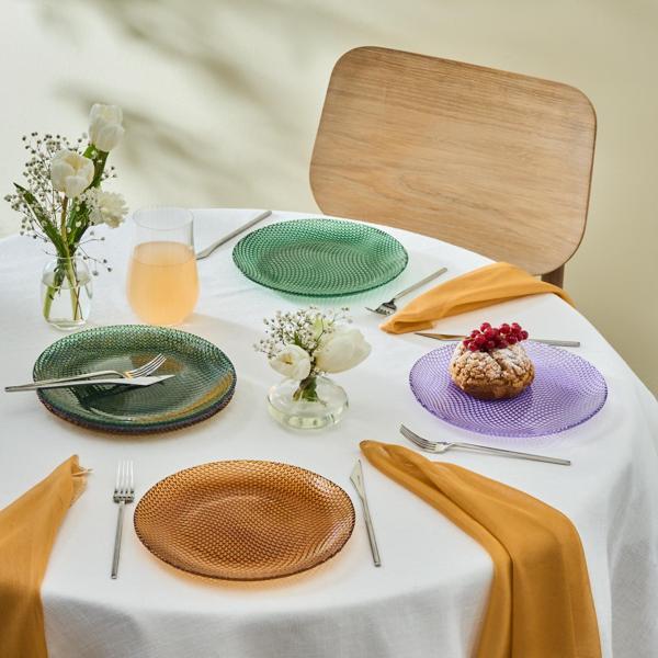 Karaca Arte 6 Parça Cam Pasta Takımı - Image 1