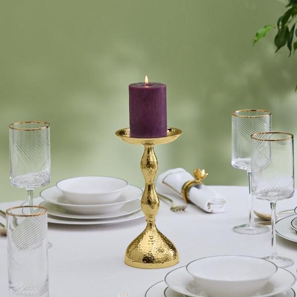 Karaca Arlen Gold Mumluk 22,7x11,5 cm - Image 1