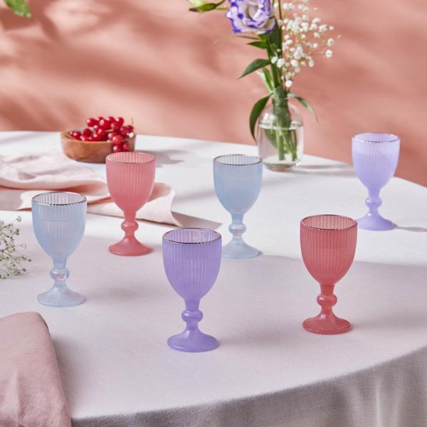 Karaca Rocco 6'lı Kahve Yanı Bardağı Sugar Platin 60 Ml - Image 1
