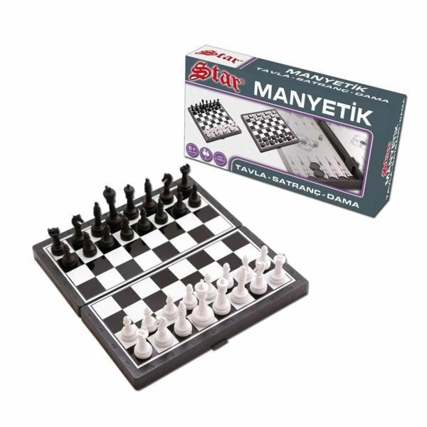   1050170 Manyetik Satranç-Tavla 2si 1 Arada -Starokey - Image 1