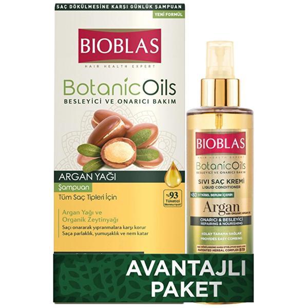 Bioblas Argan Şampuan 360 ml + Sıvı Saç Kremi 200 ml Avantajlı Paket - Image 1