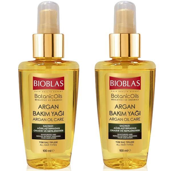 Bioblas Botanic Oils Argan Saç Bakım Yağı 100 ml 2 ADET - Image 1