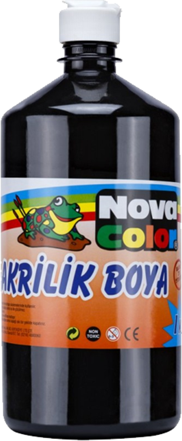 Nova Color Nc-226 Akrilik Boya Siyah 1 Kg. - Image 1