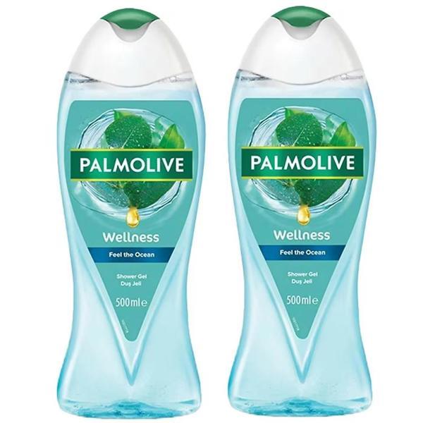 Palmolive Duş Jeli Wellness Feel The Ocean 500 ml 2 ADET - Image 1