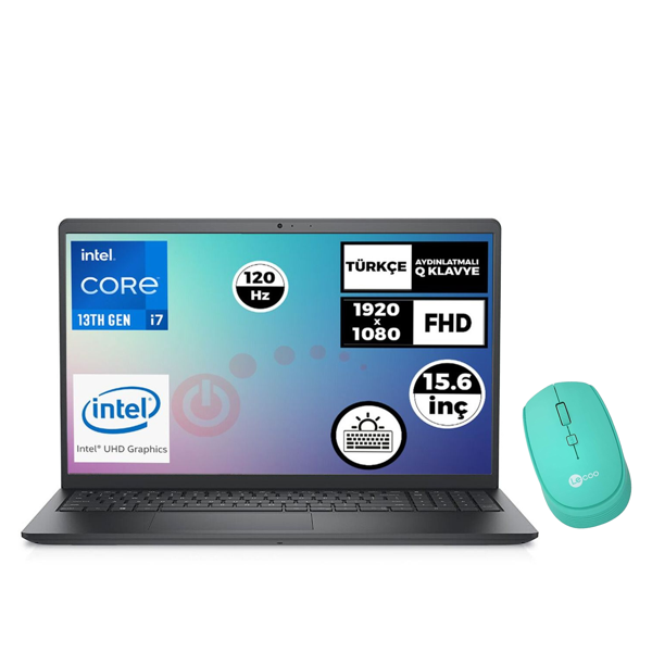 Dell Vostro 3530 i7-1355U 16GB 512GB SSD 15.6" 120Hz Ubuntu Laptop + Mouse N1601PVNB3530U 021 - Image 1