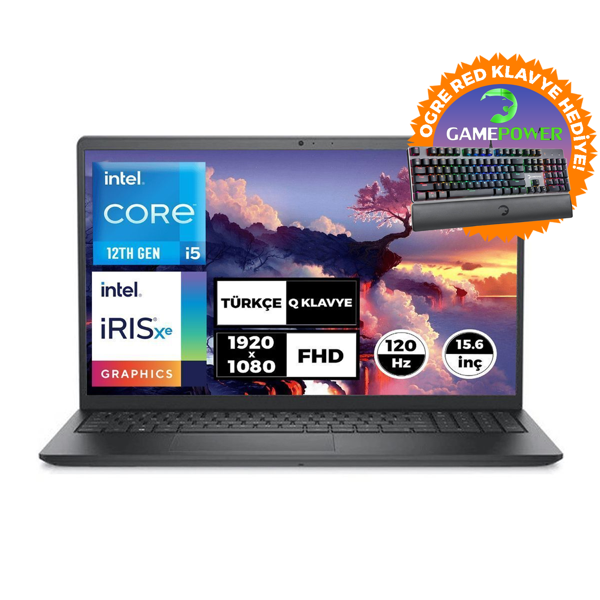 DELL VOSTRO 3520 i5-1235U 16GB 1TB SSD Fdos 15.6"FHD Laptop + Klavye N1611PVNB3520U 037 - Image 1