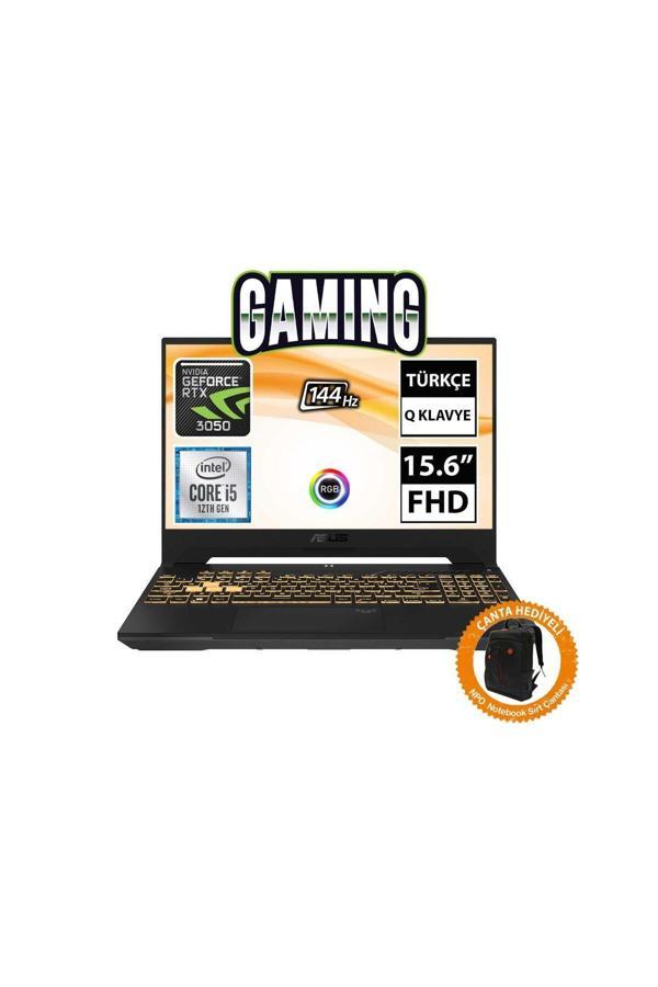 Asus TUF Gaming F15 FX507ZC4-HN205A1 i5-12500H 8GB 1TBSSD RTX3050 15.6" FullHD FreeDOS Taşınabilir B - Image 1