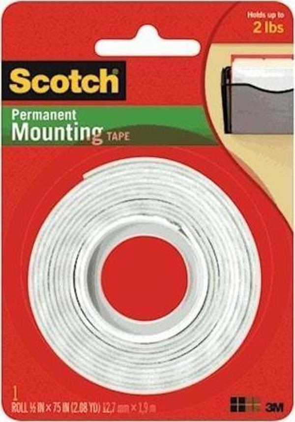 Scotch Çift Taraflı Yapışkan Köpük Bant Asma Bandı 12.7Mm X 1.9Mt 110 - Image 1