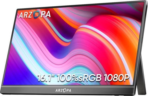 Arzopa Z1C 16.1 Full HD 60Hz IPS Ultra İnce  Taşınabilir Monitör - Image 1