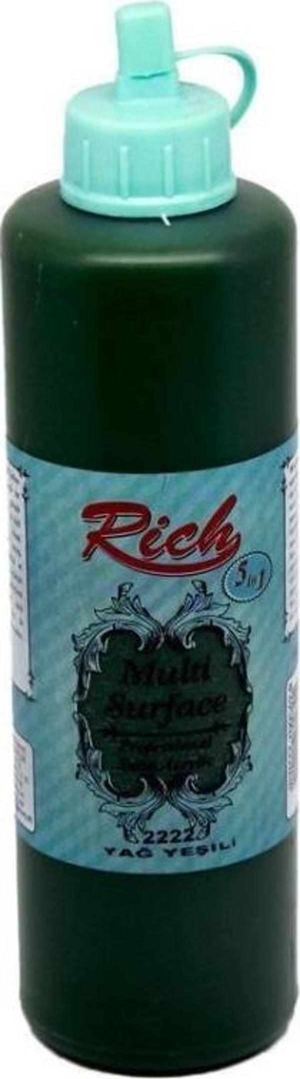 Rich Akrilik Boya Multi Surface 500 Cc Yağ Yeşili 500-2222 - Image 1