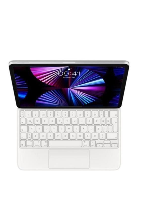 Apple iPad MJQJ3TQ/A Tablet Kılıfı 11 inç iPad Air (M2) için Magic Keyboard - Türkçe Q Klavye - Beyaz - Image 1