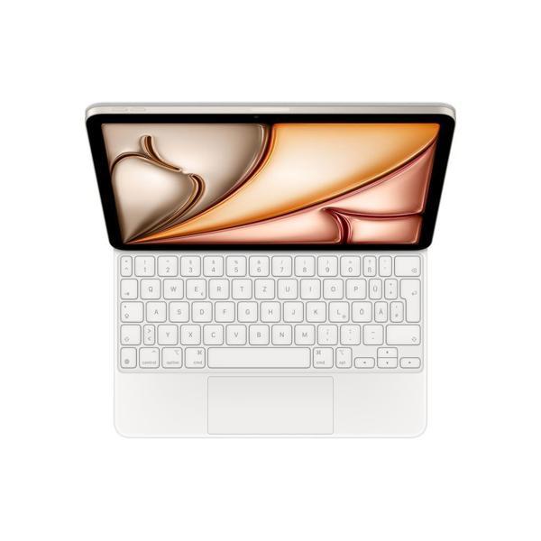 Apple 11 inç iPad Air (M2) için Magic Keyboard - Almanca - Beyaz MJQJ3TD/A - Image 1