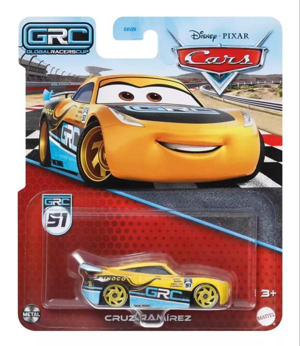 Disney Pixar Cars Arabalar Cruz Ramirez Global Racing Circuit (GRC) Metal Araba - Image 1