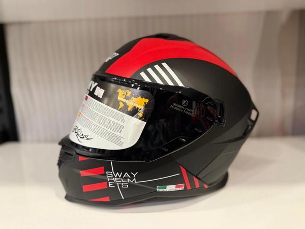 KASK SWAY SW 867 BLADE Black/Red Full Face - Image 1
