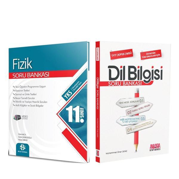 Bilgi Sarmal 11. Sınıf Fizik ve AKM Dil Bilgisi Soru Bankası Seti 2 Kitap - Bilgi Sarmal Yayınları - Image 1
