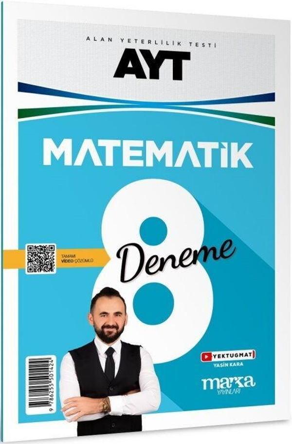 AYT Matematik Tamamı Video Çözümlü 8 Deneme Marka Yayınları - Marka Yayınları - Image 1