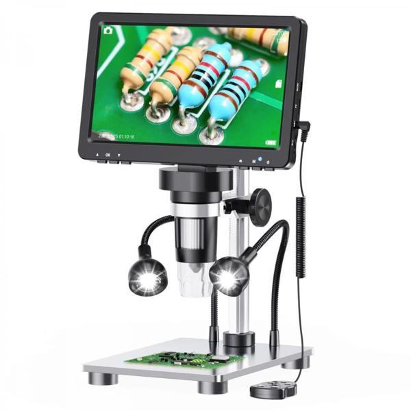 DM9 7 ''HDMI DİJİTAL MİKROSKOP 1200X IPS EKRANLI LEHİMLEME MİKROSKOBU - Image 1