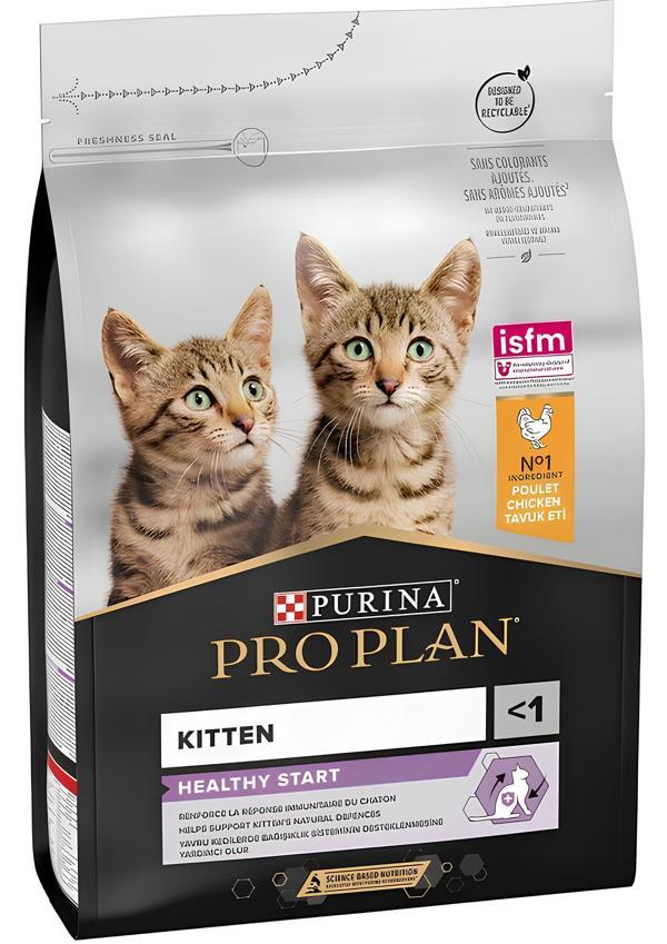 Pro Plan Healthy Start Kitten Tavuklu Junior Yavru Kedi Maması 3 kg - Image 1