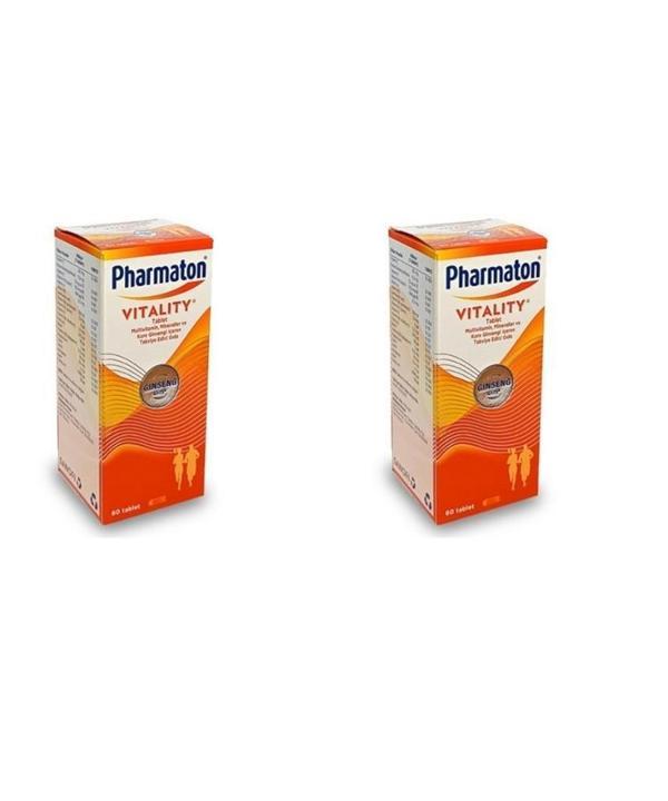 Pharmaton Vitality 60 Tablet 2 Adet - Image 1
