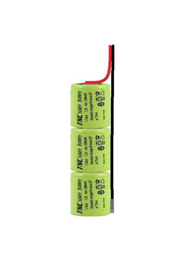 Tnl 1/3Aa 25Aah 3Lü 3.6V 300Mah Kablo Çıkışlı Ni-Mh Şarjlı Pil - Image 1