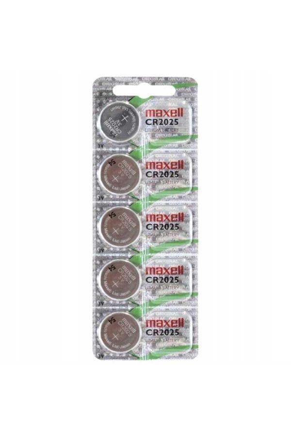 Maxell Cr2025 Hologram 3V Lityum Düğme Pil 5'Li Paket - Image 1