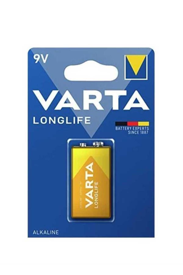 Varta 4122 Longlife Alkalin 9V Alkalin Pil Tekli Paket (Blister) - Image 1