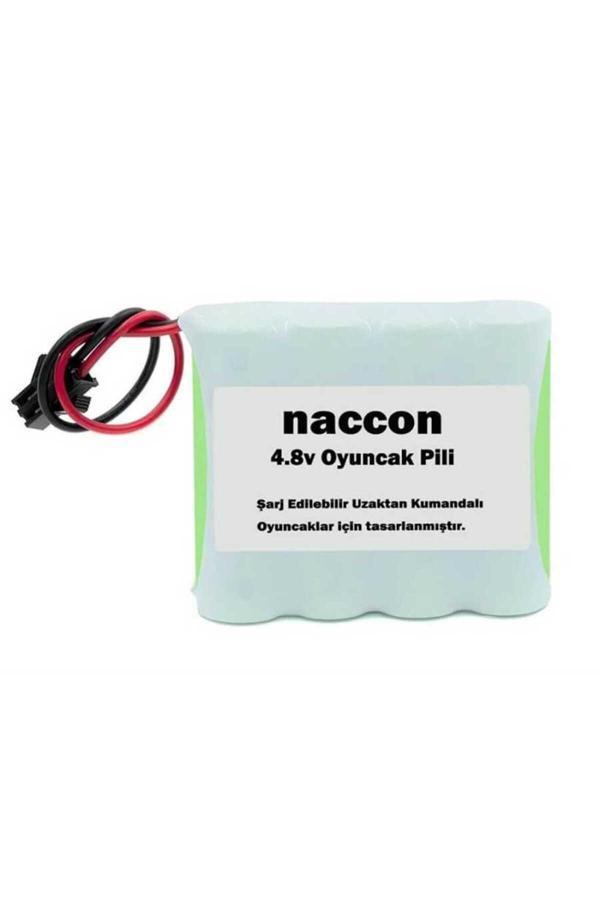 Naccon 4.8V 1100Mah Siyah Soketli Şarjlı Oyuncak Pili Aa Kalem Pilli - Image 1