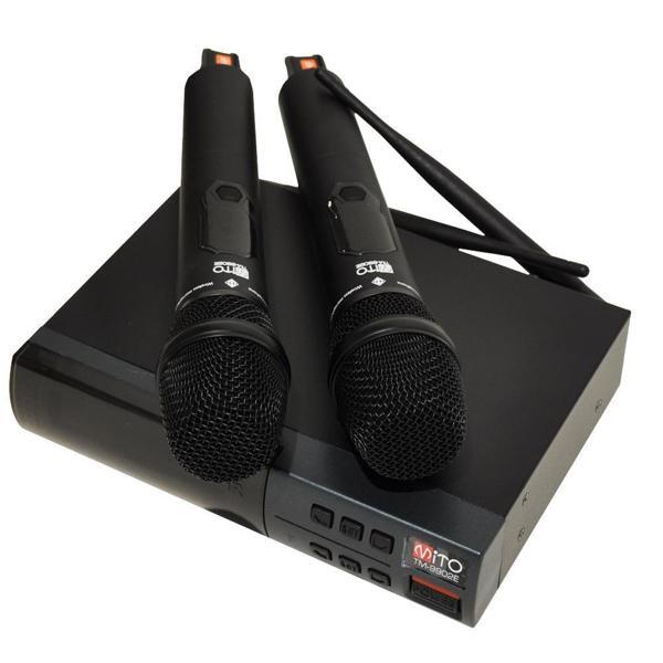 MİTO TM-9902EE ÇİFT EL UHF 2X100 FULL DİGİTAL TELSİZ MİKROFON - Image 1