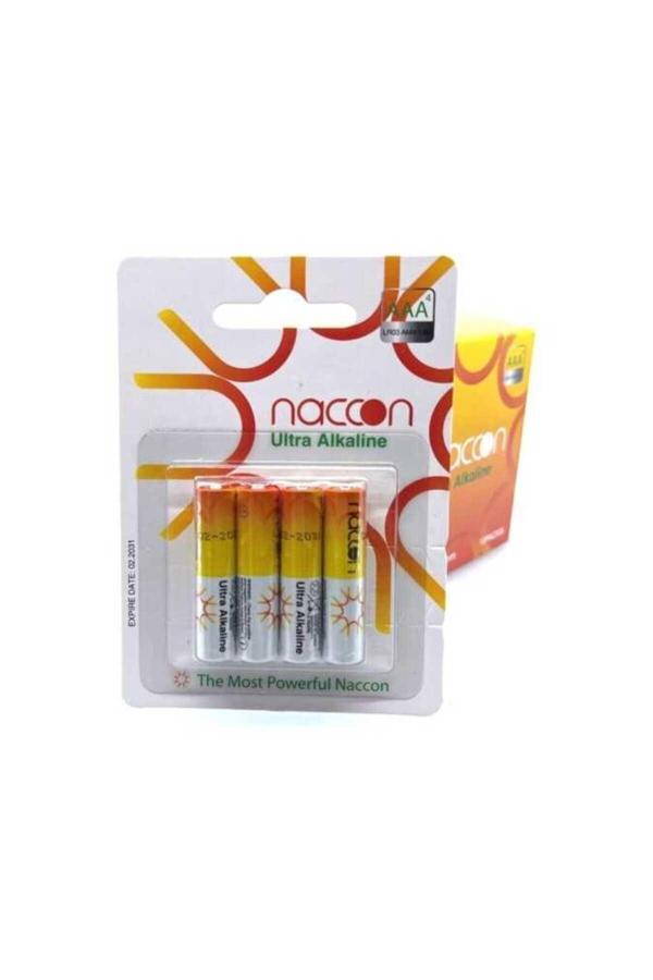 Naccon Ultra Alkalin Aaa İnce Kalem Pil 4'Lü Paket (Lr03) - Image 1